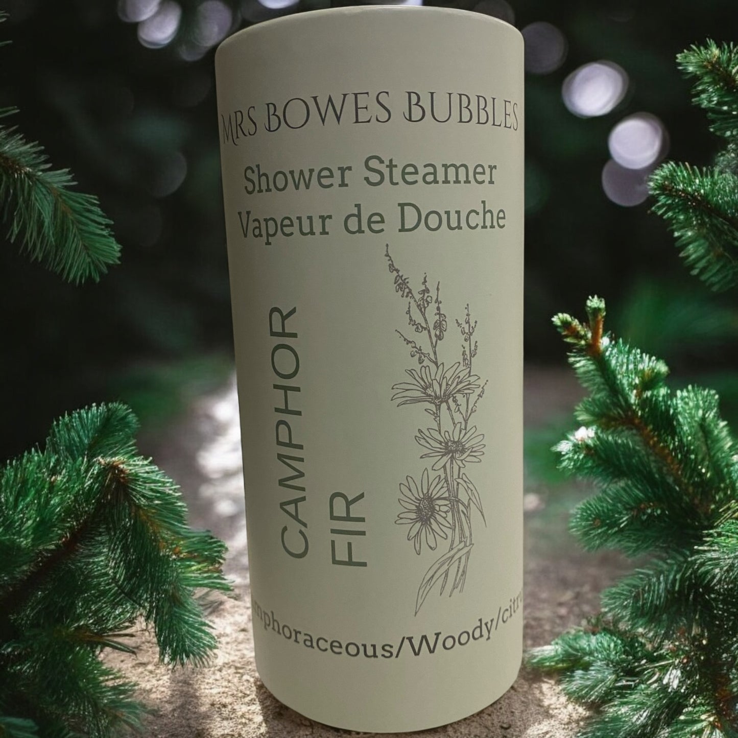 Camphor and Fir Shower steamer