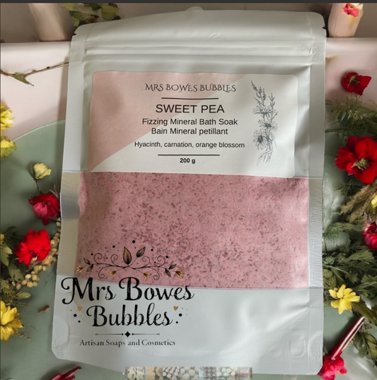 Sweet Pea Mineral bath Soak